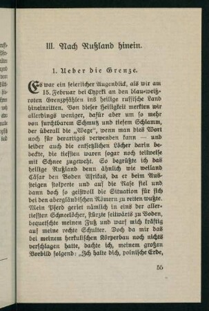 55-77, III. Nach Russland hinein