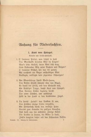 Anhang für Niedersachsen