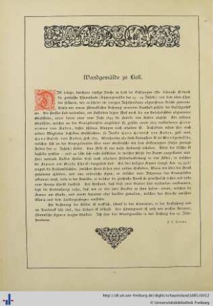 Wandgemälde zu Liell.