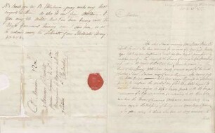 James Cramond an Karoline Luise von Baden ("Camp at Germantown near Philadelphia")