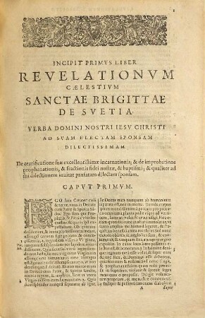 Revelationes S. Birgittae : Locis etiam quamplurimis ex manuscr. codd. restitutis, ac emendatis