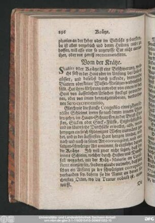Vom der Krätze.