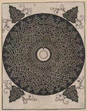 Knoten mit weißer Scheibe