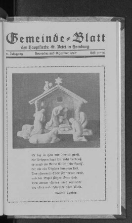November und Dezember 1927 : Heft 11-12