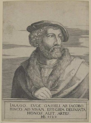 Bildnis des Lvcae Gasselus