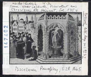 Brüssel, Bibl. Royale: MS 9242, fol. 175v: Tempel der Diana