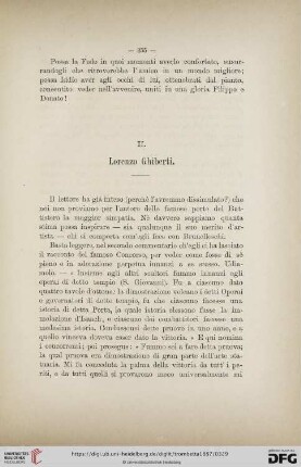 II. Lorenzo Ghiberti