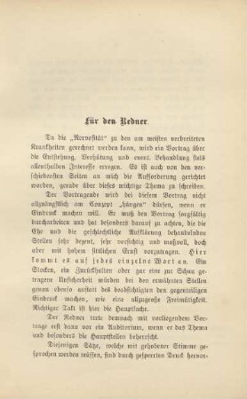 Für den Redner