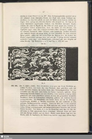 Bruchstück aus einem mit feinen Wollfäden gewebten Tuches
