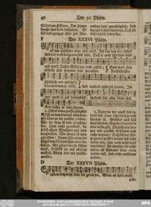 Der XXXVII Psalm.