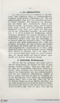 1: Die Säkularisation