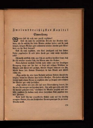 Zweiunddreißigstes Kapitel Einweihung