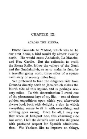 CHAPTER IX. - ACROSS THE SIERRA
