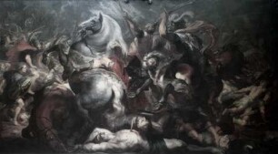 Der Tod des Decius Mus in der Schlacht