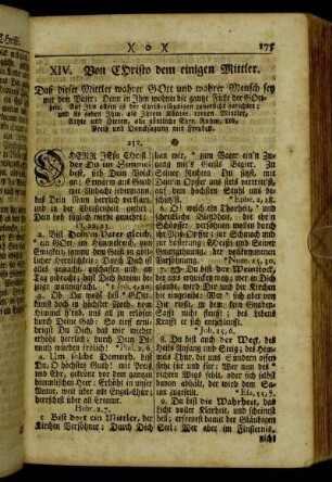 XIV. Von Christo dem einigen Mittler.