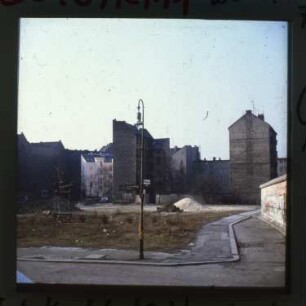 Diapositiv: Adalbertstraße, Bethaniendamm, 1983