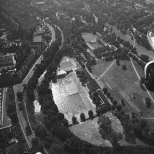 Nordbad an der Gera in Erfurt : Blickrichtung Süden