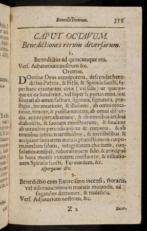 355-367, Caput Octavum