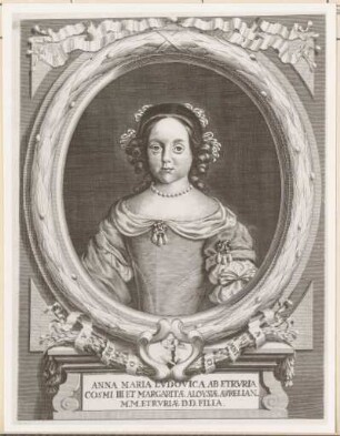 Anna Maria Luisa de' Medici als Kind