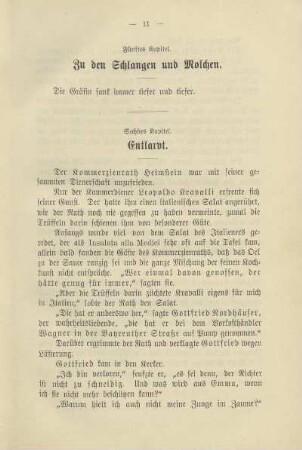 Sechstes Kapitel. Entlarvt
