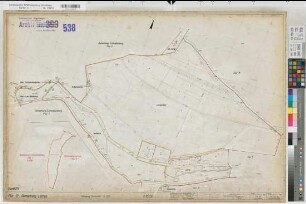 Grafschaft (Schmallenberg), Umlegung Grafschaft, Bl.29 Zuteilungskarte Latrop Flur 12