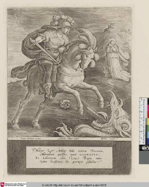 [St George Killing the Dragon; Der Heilige Georg tötet den Drachen]