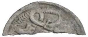 Fundmünze, Pfennig (einseitig), 16 Jh.