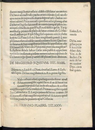 De Magistro Equitum. Tit. XXIIII.