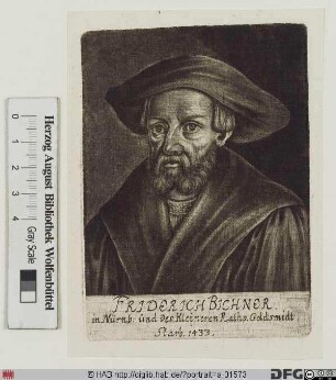 Bildnis Friedrich "Bichner" (Büchner?)