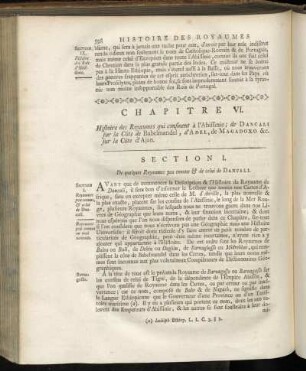 Chapitre VI. Histoire des Royaumes qui confinent à Abissinie; de Dancali sur la Côte de Babelmandel, d´Adel, de Magadoxo etc. sur la Côte d´Ajan.