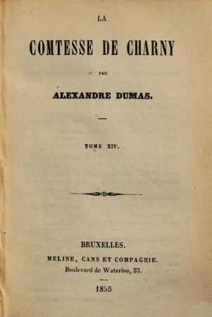 La Comtesse de Charny, 14