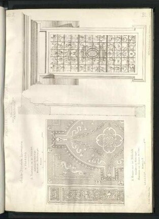 Fußboden und Fenster der Biblotheka Laurenziana in Florenz