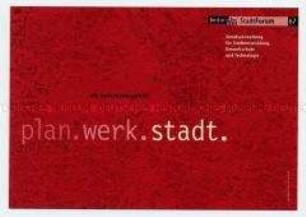 Einladungskarte zur 67. Sitzung des Stadtforums - Sachkonvolut