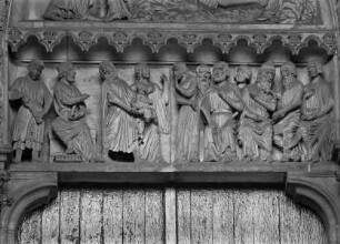 Portalanlage (Nordportal) — Nordwestportal — Relief