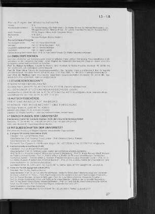 I.5 Studieredenschaft