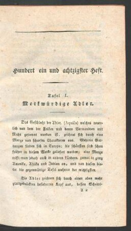 Hundert ein und achtzigster Heft.