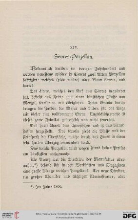 XIV. Sèvres = Porzellan