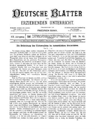 Die Bedeutung des Unbewussten im menschlichen Seelenleben