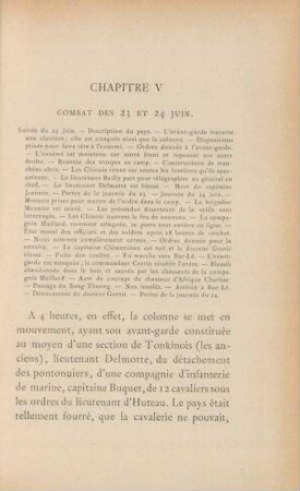 Chapitre V. Combat des 23 et 24 juin