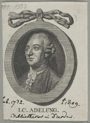 Bildnis des I. C. Adelung
