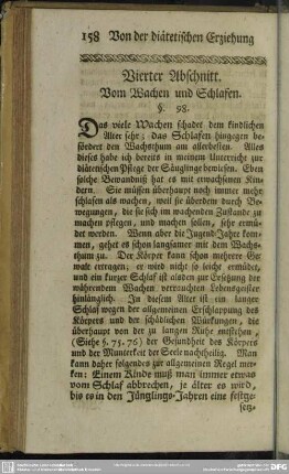 Vierter Abschnitt. Vom Wachen und Schlafen
