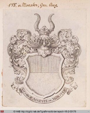 Wappen des Georg August von Mönster