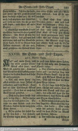XXVIII. An Sonn. und Fest-Tagen