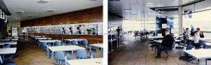 Tank- und Rastanlage Pforzheim-Ost, Nordseite Rasthaus Neubau, Selbstbedienungsrestaurant
