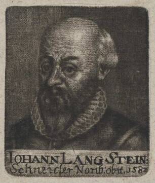 Bildnis des Iohann Lang