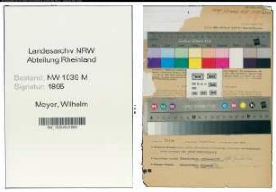 Entnazifizierung Wilhelm Meyer , geb. 06.02.1908 (Angestellter)
