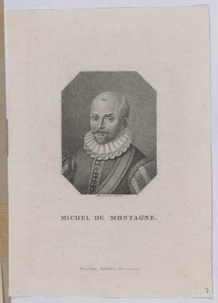 Bildnis des Michel de Montagne