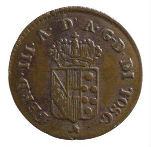 Münze, Quattrino, 1820