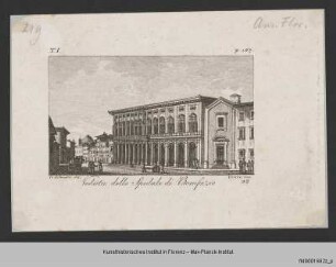 Vedute pittoresche della Toscana, Band 1 : Vedute des ehemaligen Ospedale di Bonifacio in der Via San Gallo in Florenz