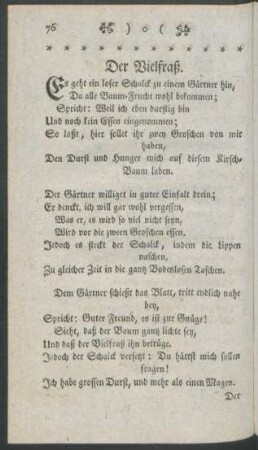 Der Vielfraß